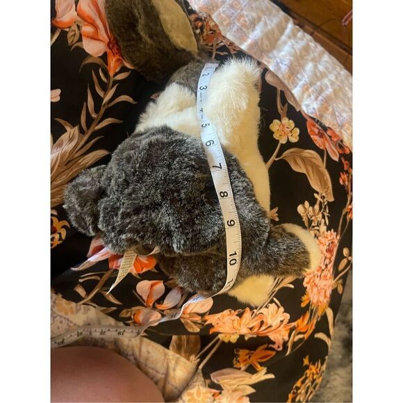 Folkmanis Kids Cream & Coffee Plush Dutch Bunny Rabbit Hand Puppet Size 10" - Picture 8 of 8